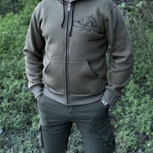 Bluza rozpinana z motywem karpia