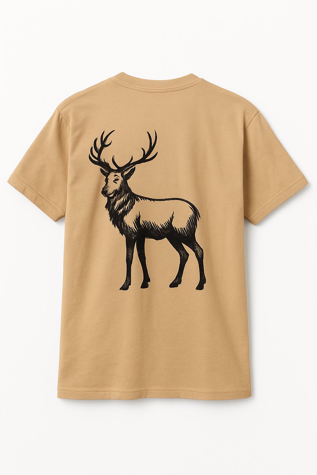Koszulka piaskowa z jeleniem
